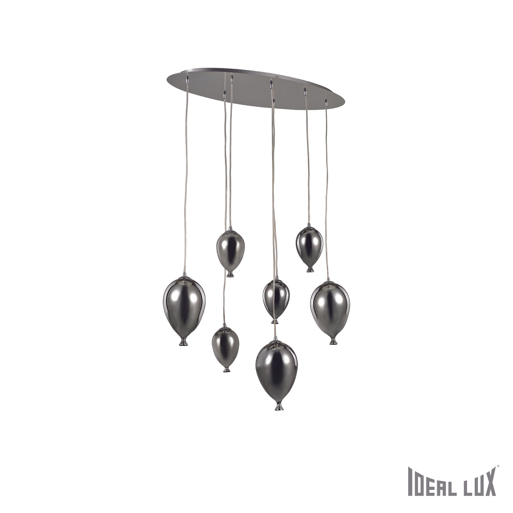 Светильник с воздушными шариками Clown CLOWN SP7 CROMO Ideal Lux