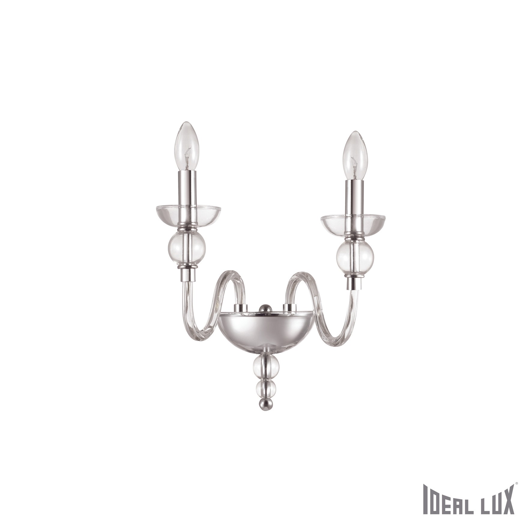 Настенное бра Ideal Lux Doge DOGE AP2 TRASPARENTE