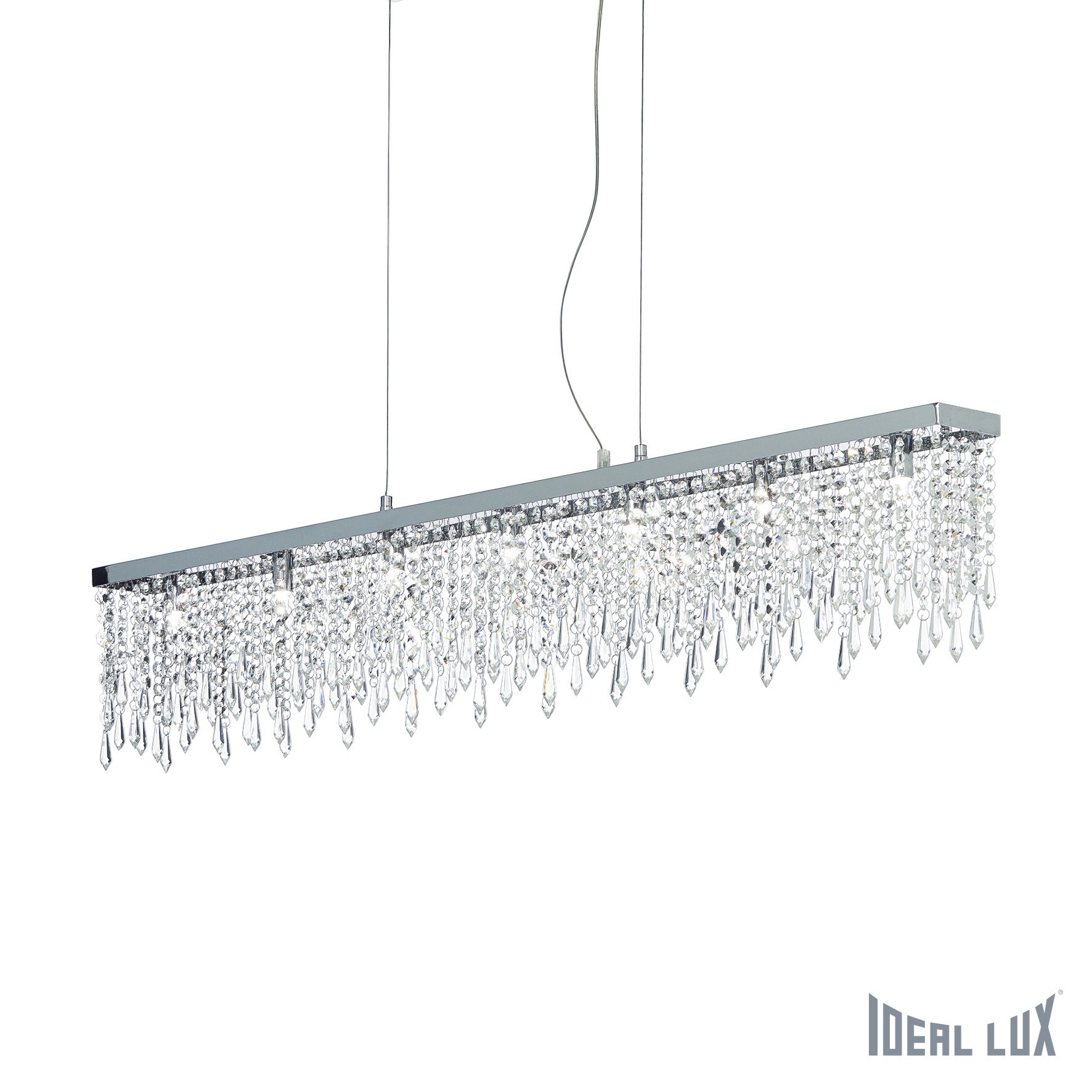 Подвесная хрустальная люстра Giada Ideal Lux GIADA CLEAR SP7