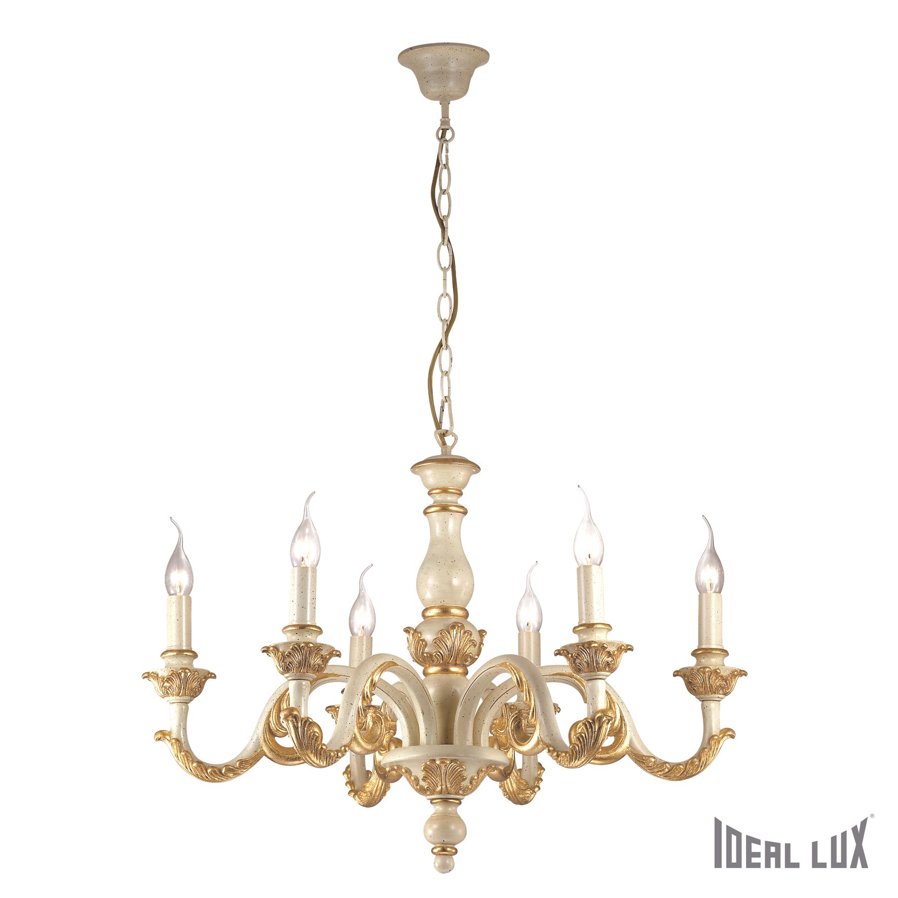 Подвесная люстра Ideal Lux Giglio GIGLIO SP6 ORO