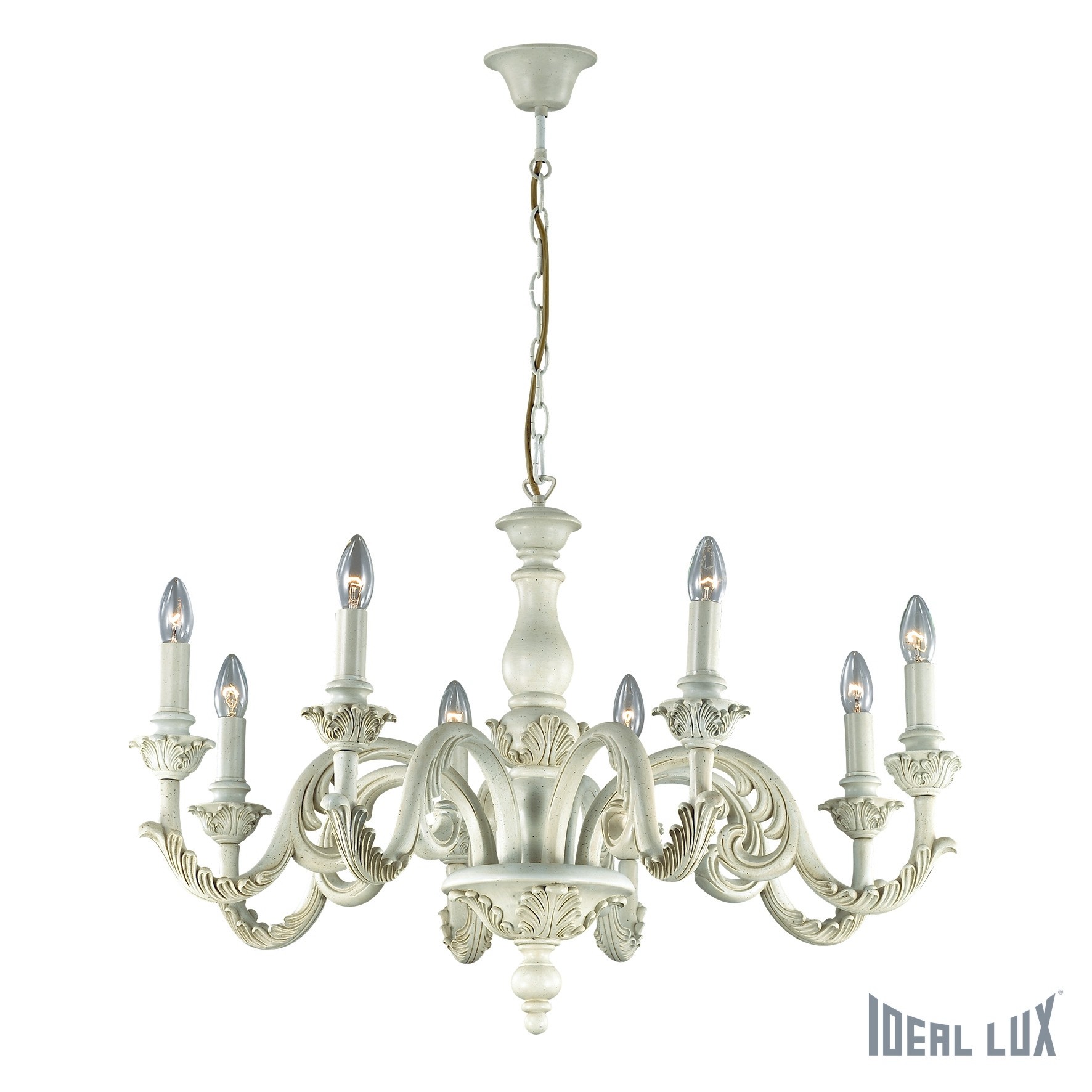 Подвесная люстра Ideal Lux Giglio GIGLIO SP8 BIANCO