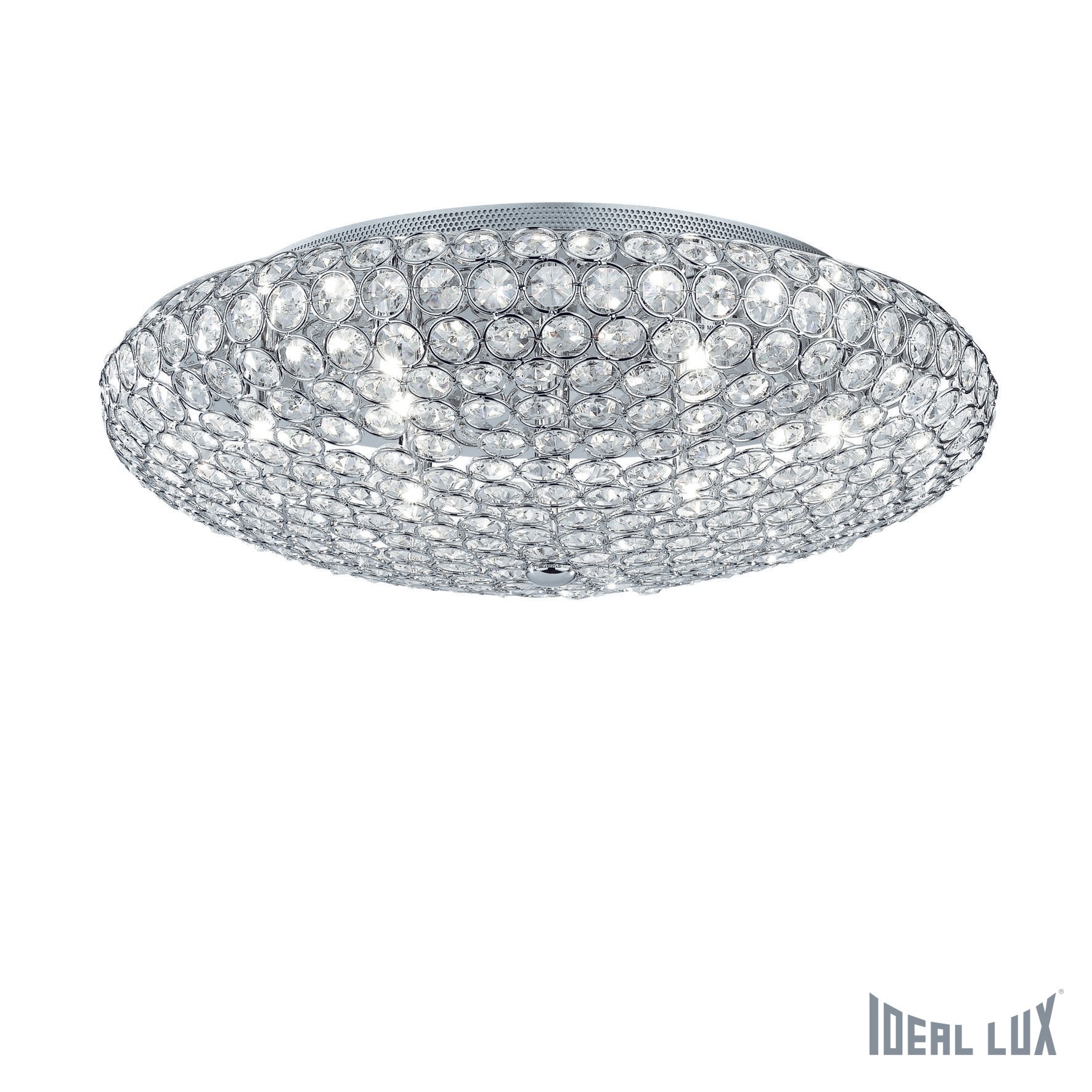 Потолочная люстра Ideal Lux King KING PL9 CROMO