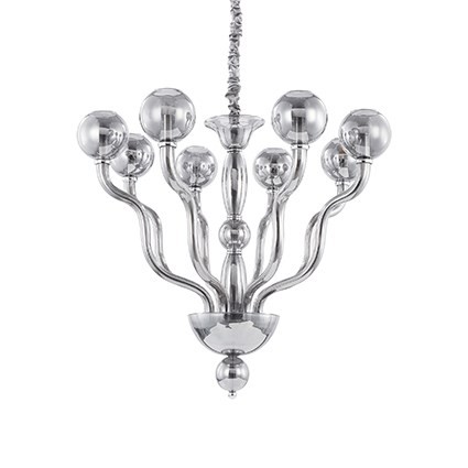 Подвесная люстра Ideal Lux Nettuno NETTUNO SP8 FUME'