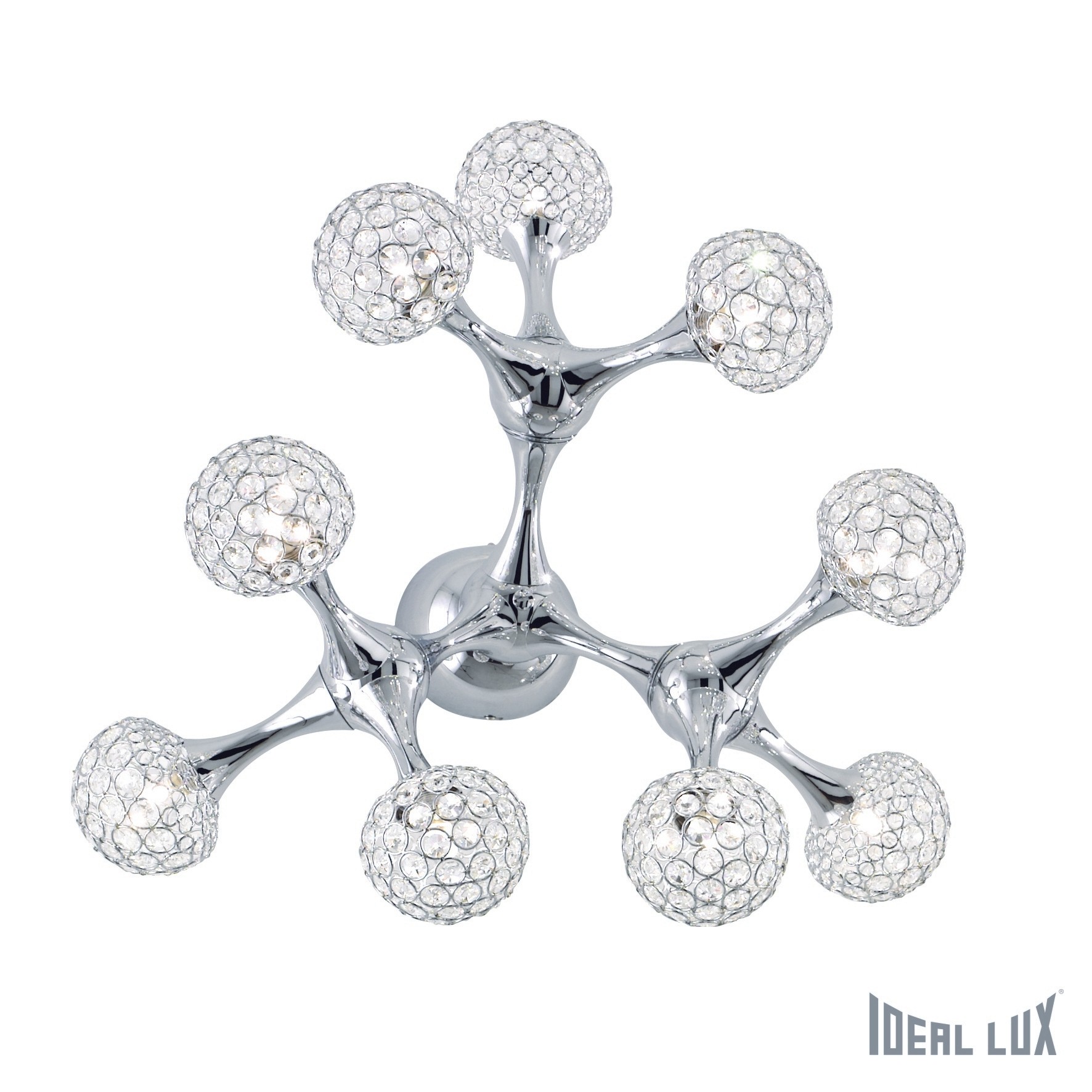 Потолочная люстра Ideal Lux Nodi NODI CRYSTAL PL9