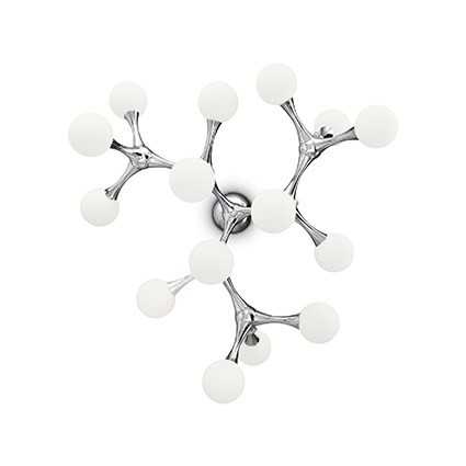 Потолочная люстра Ideal Lux Nodino NODINO PL15 CROMO