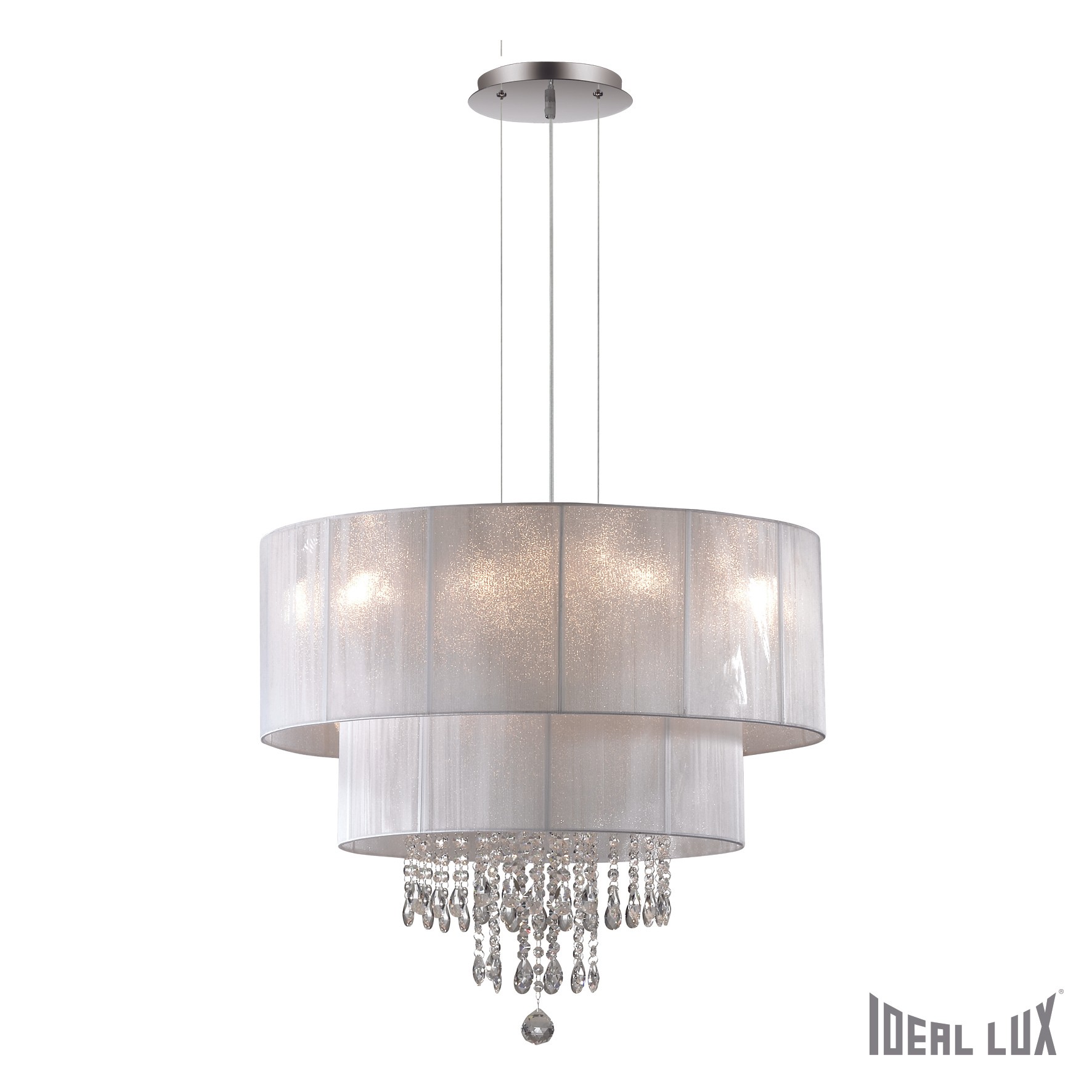 Люстра каскад Opera OPERA SP6 BIANCO Ideal Lux