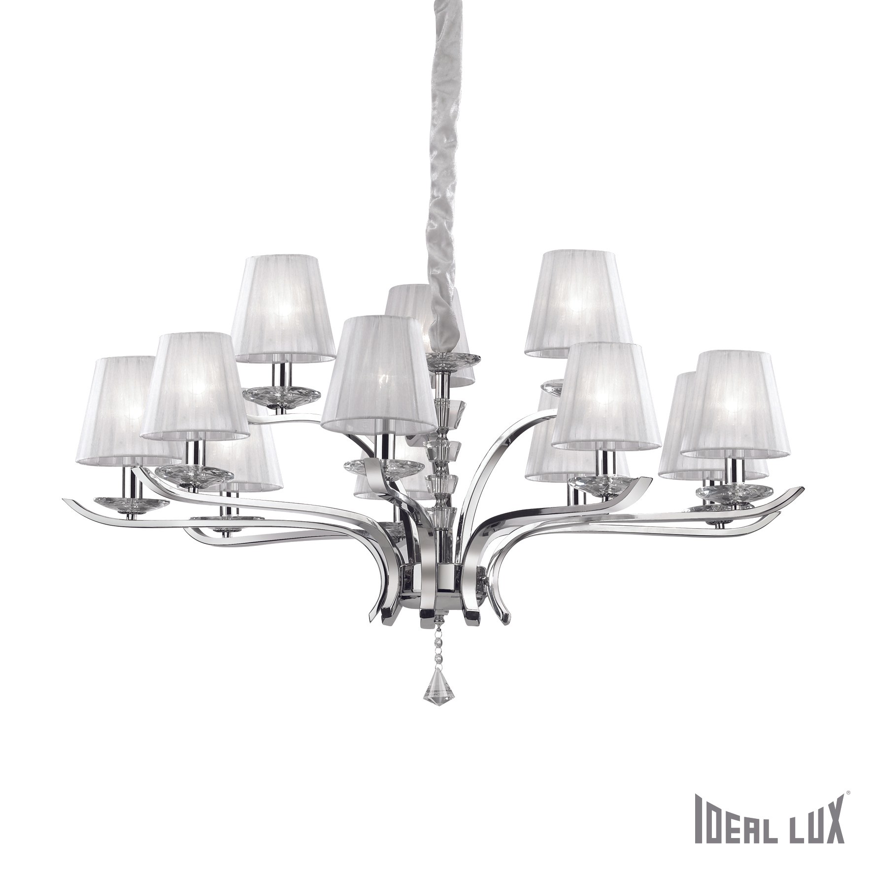 Подвесная люстра Ideal Lux Pegaso PEGASO SP12 BIANCO