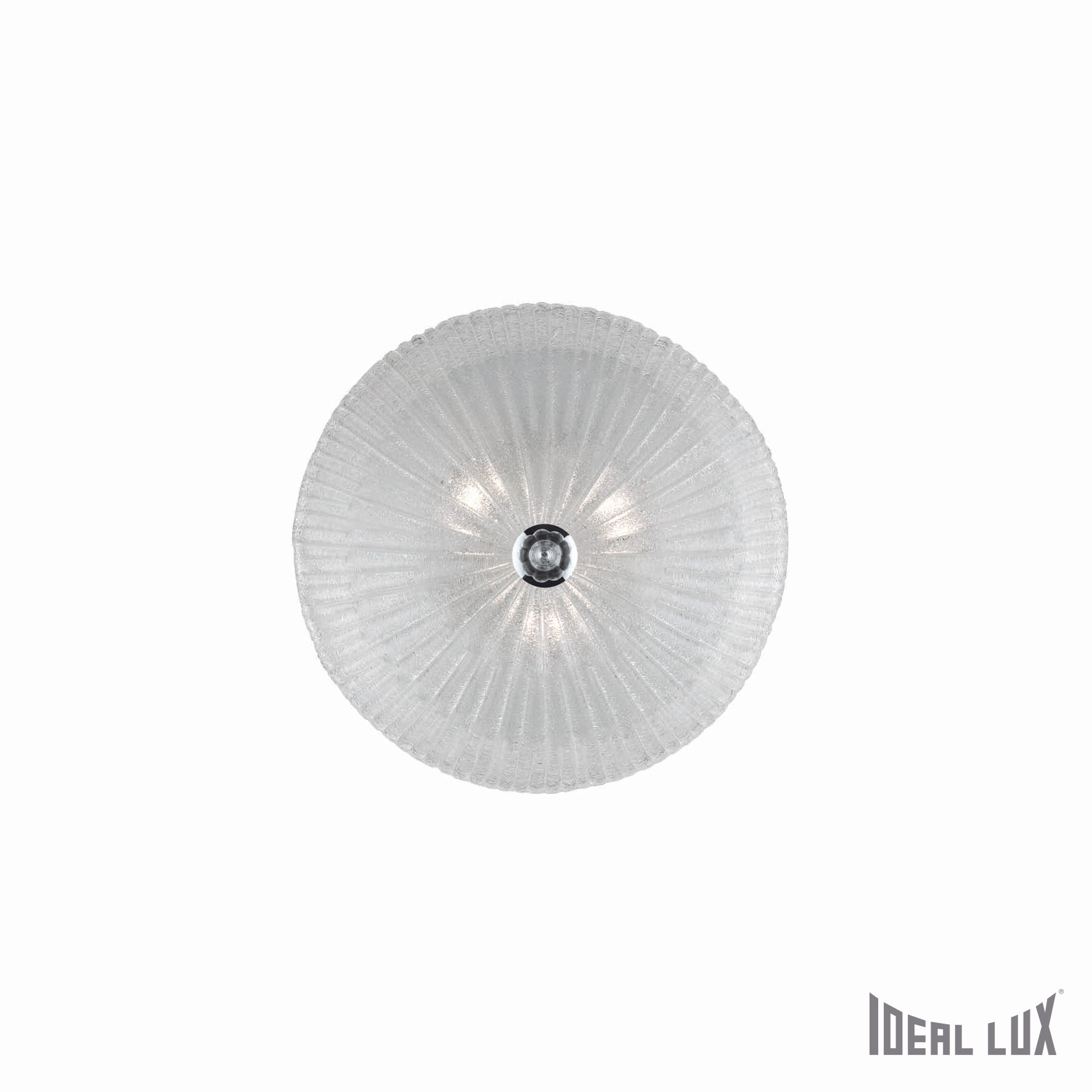 Настенно потолочный светильник Ideal Lux Shell SHELL PL3 TRASPARENTE