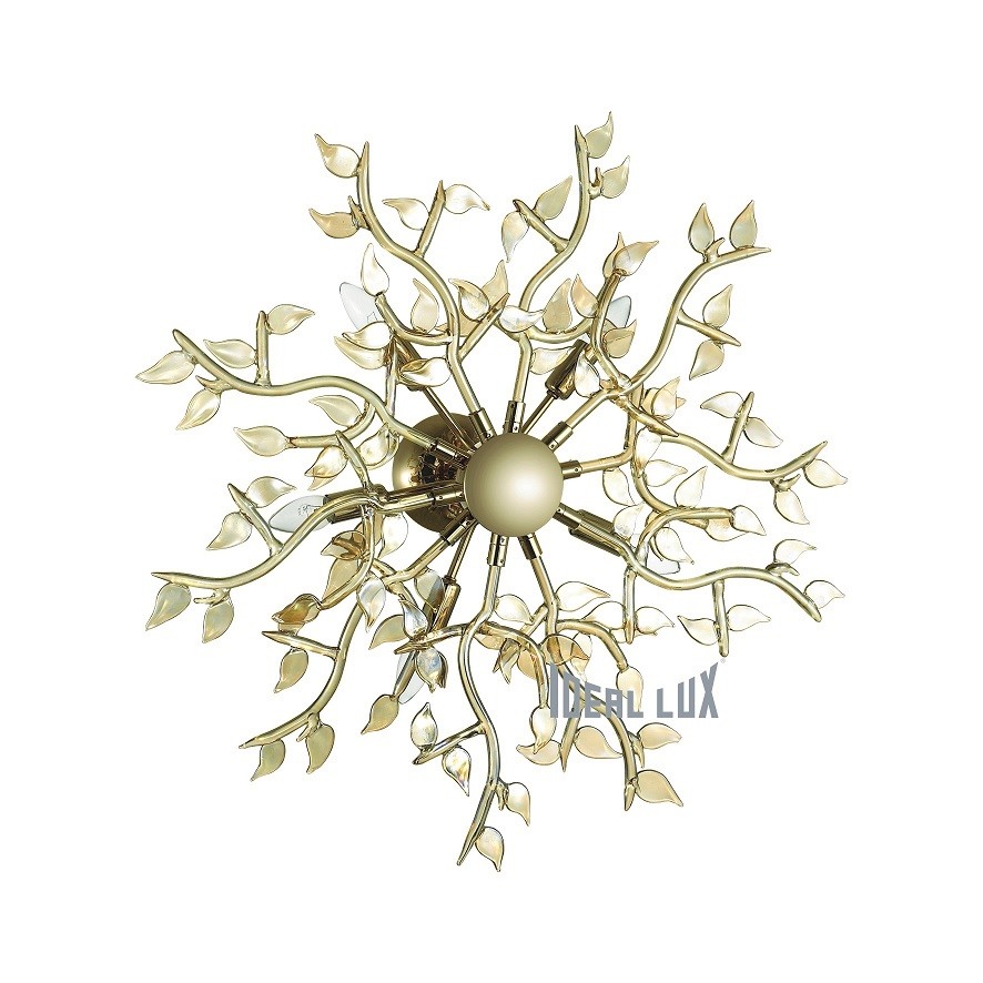 Потолочная люстра Ideal Lux Spring SPRING PL5 AMBRA