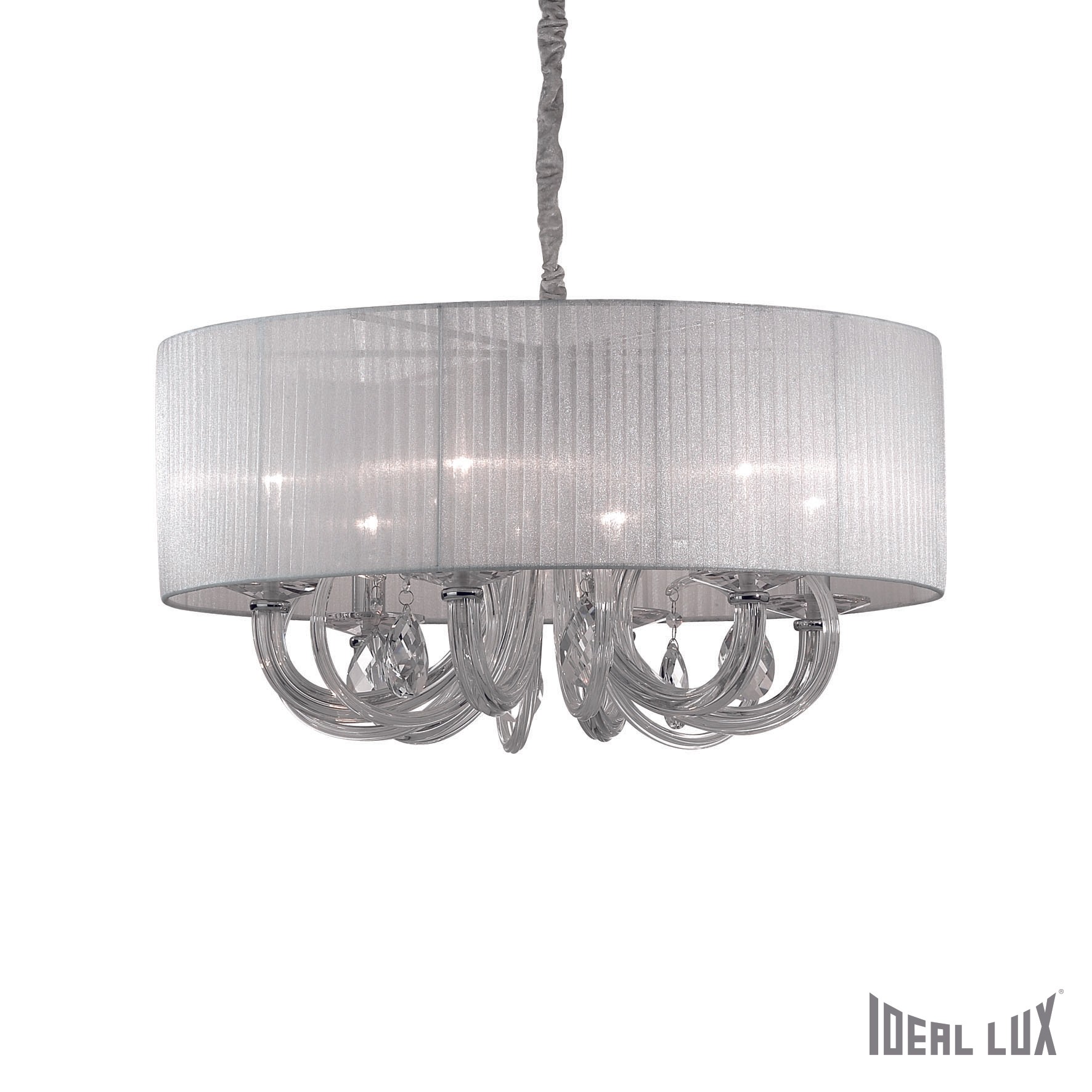 Подвесная люстра Ideal Lux Swan SWAN SP6 BIANCO