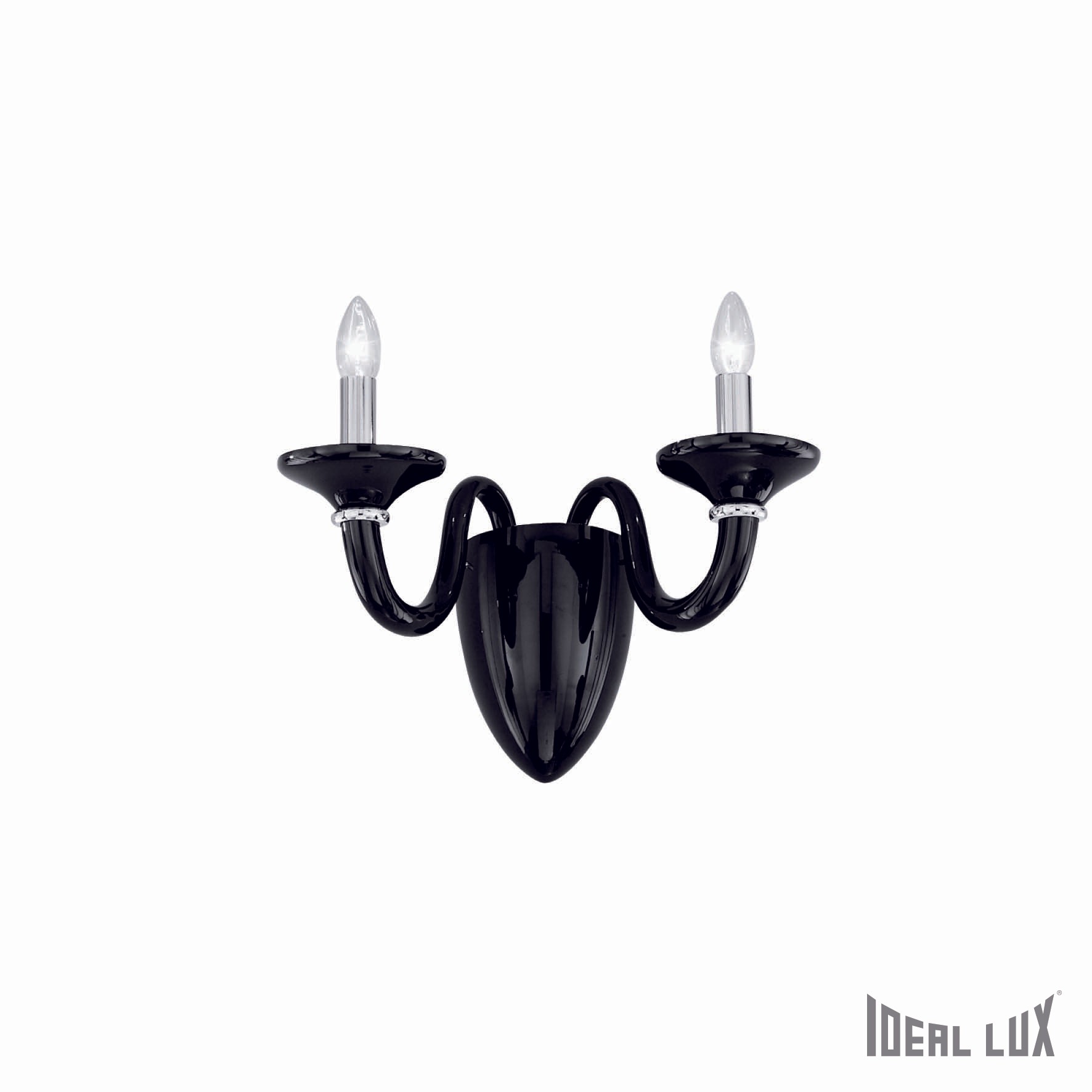 Настенное бра Ideal Lux White Lady WHITE LADY AP2 NERO