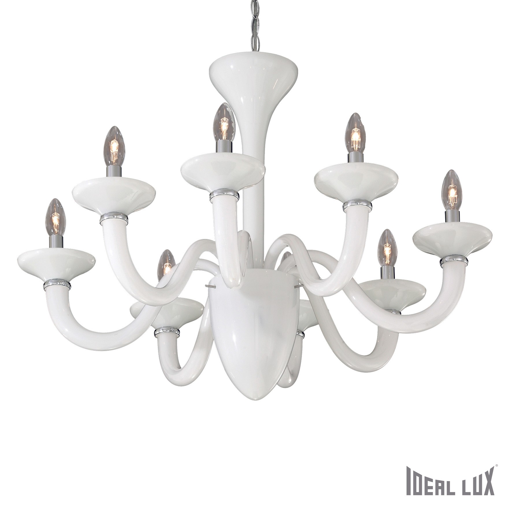 Подвесная люстра Ideal Lux White Lady WHITE LADY SP8