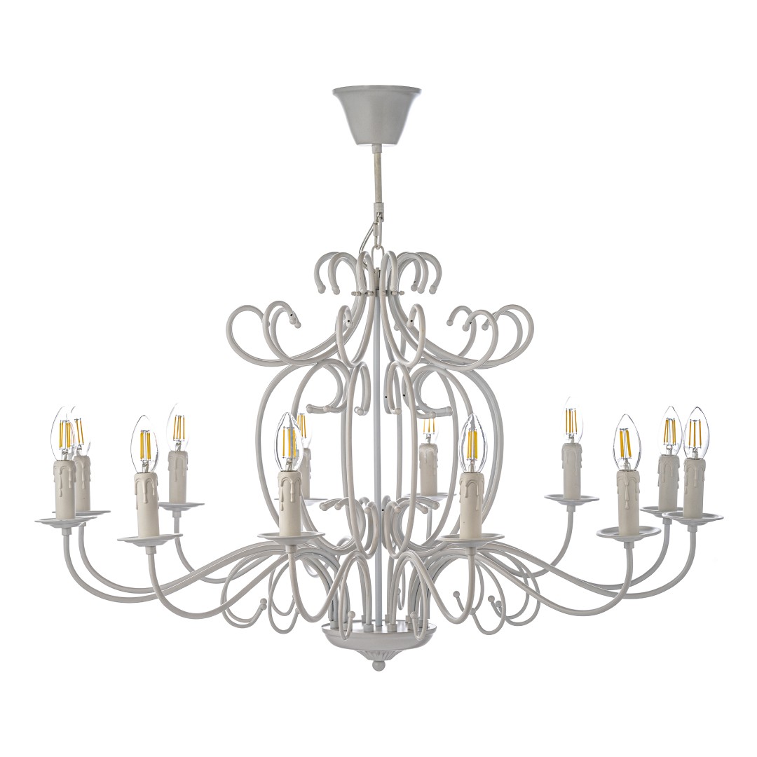 Подвесная люстра Amaro E 1.1.12 W Arti Lampadari