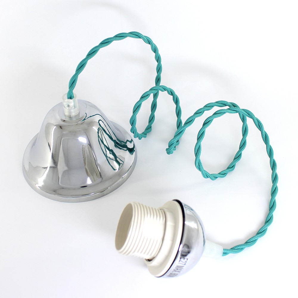 Светильник подвесной Максисвет ПЧ с проводом 5620 бирюзовый пл. CR