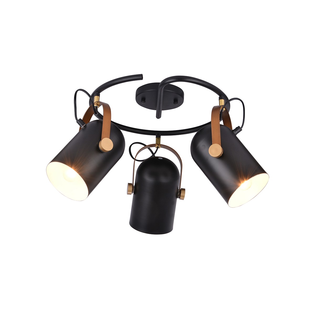 Светильник спот ID lamp Intradossi 364/3PF-Black