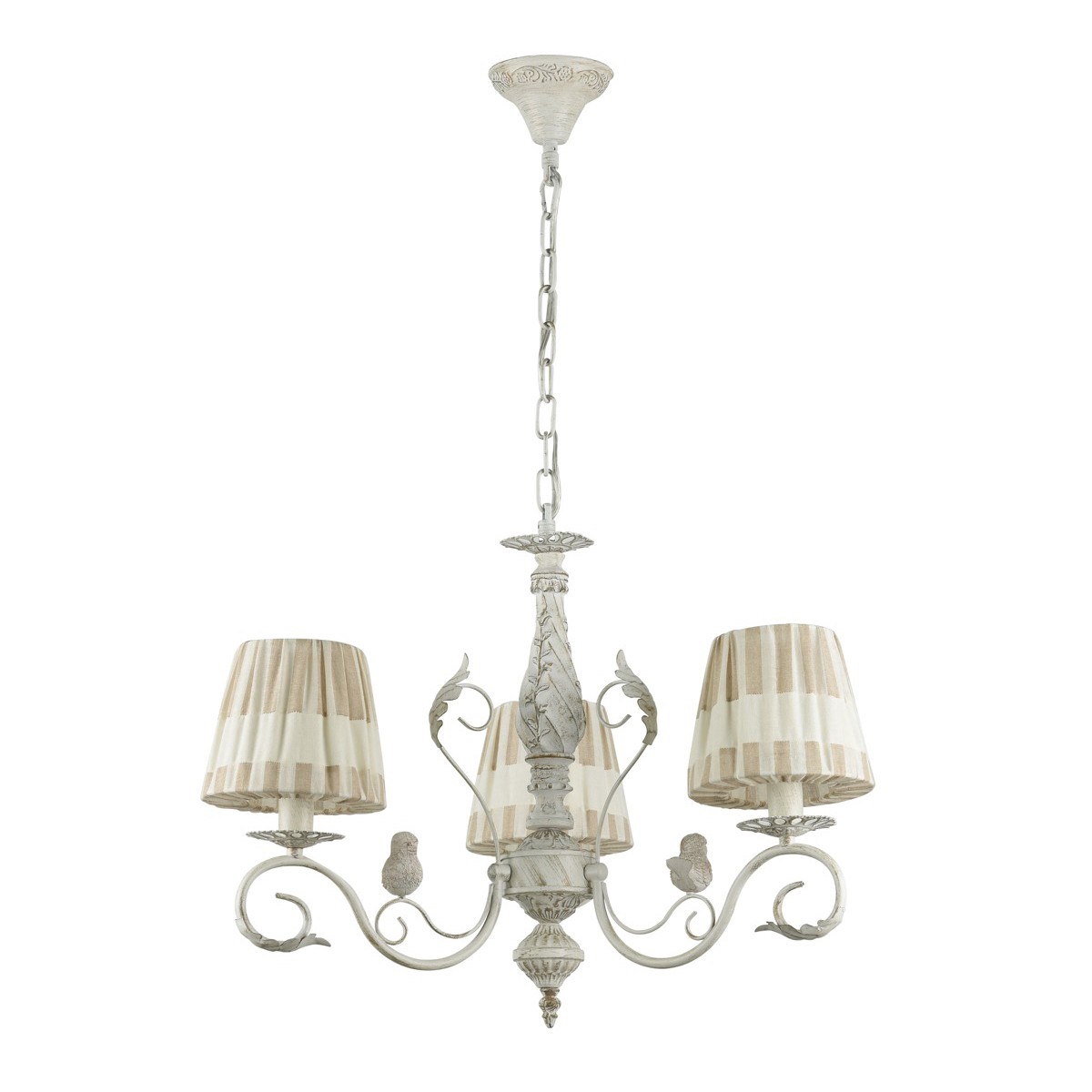 Подвесная люстра ID lamp Nido 555/3-Whitepatina