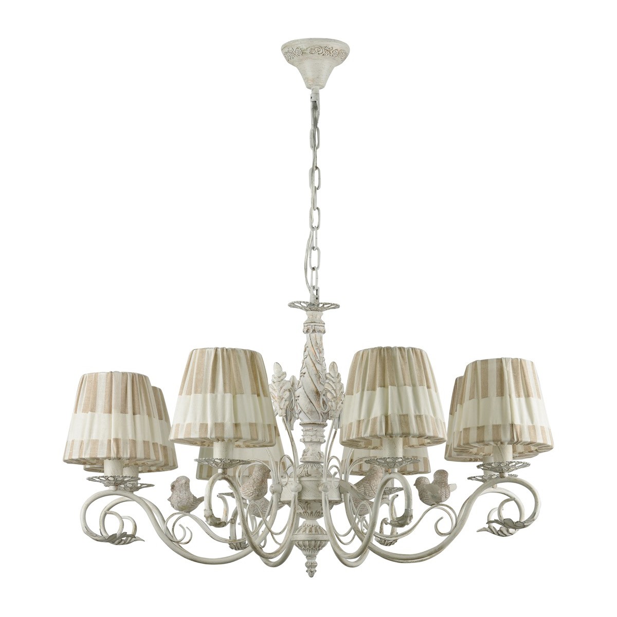 Подвесная люстра ID lamp Nido 555/8-Whitepatina