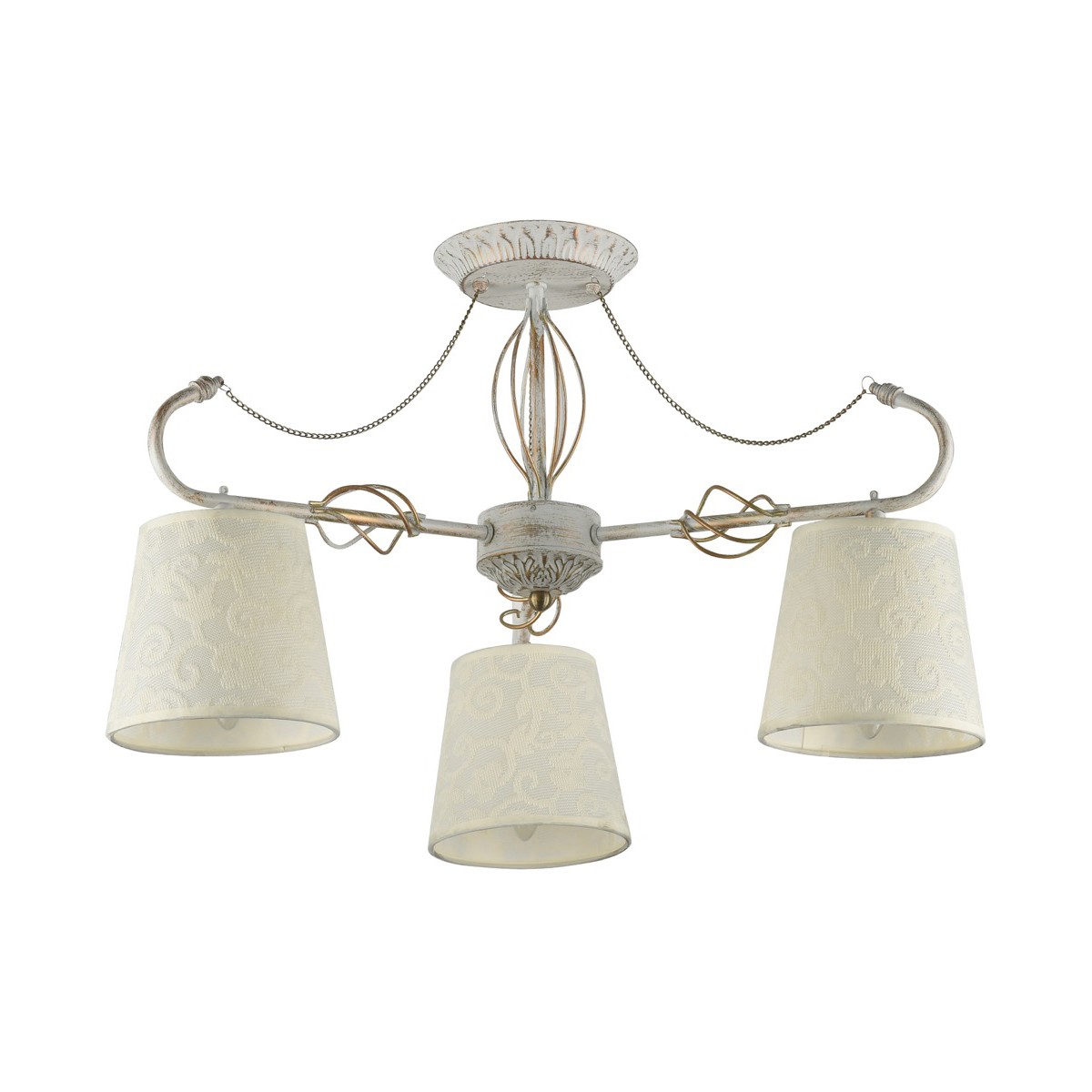 Потолочная люстра ID lamp Vilucchio 556/3PF-Whitepatina