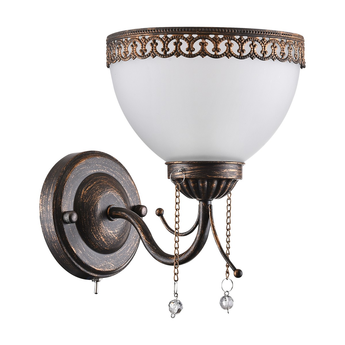 Настенное бра ID lamp Сhiacchierino 557/1A-Blackpatina