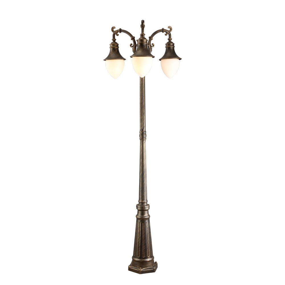 Столб фонарный уличный Arte Lamp Vienna A1317PA-3BN