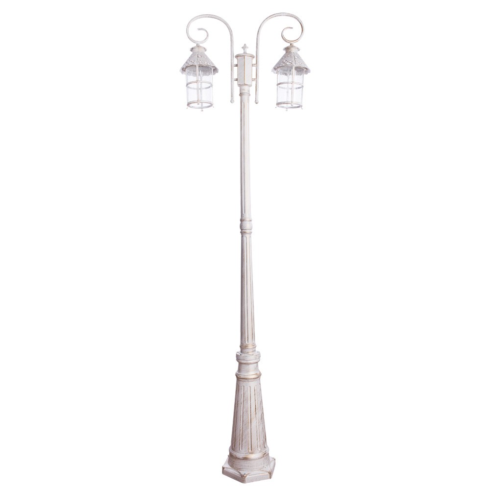 Столб фонарный уличный Arte Lamp Prague A1467PA-2WG