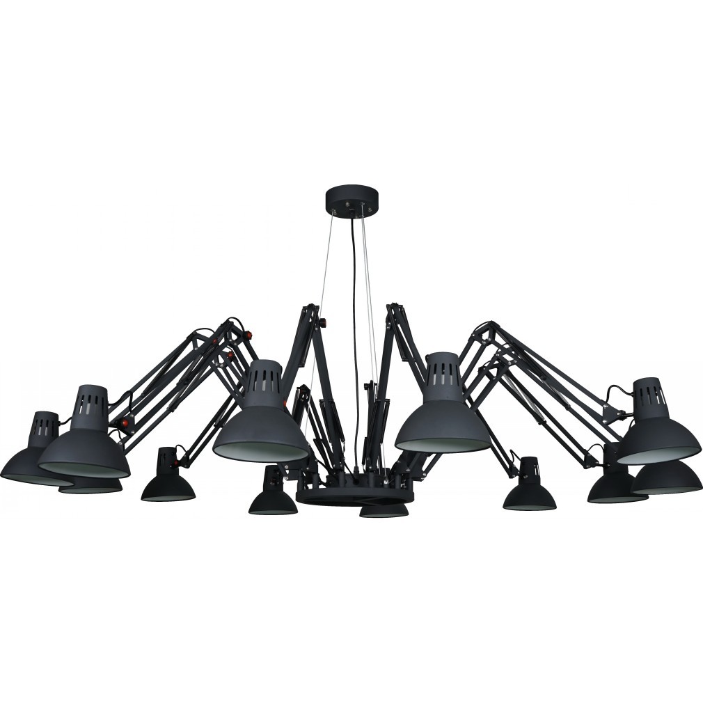 Люстра в форме паука Ragno A2043SP-12BK Arte Lamp