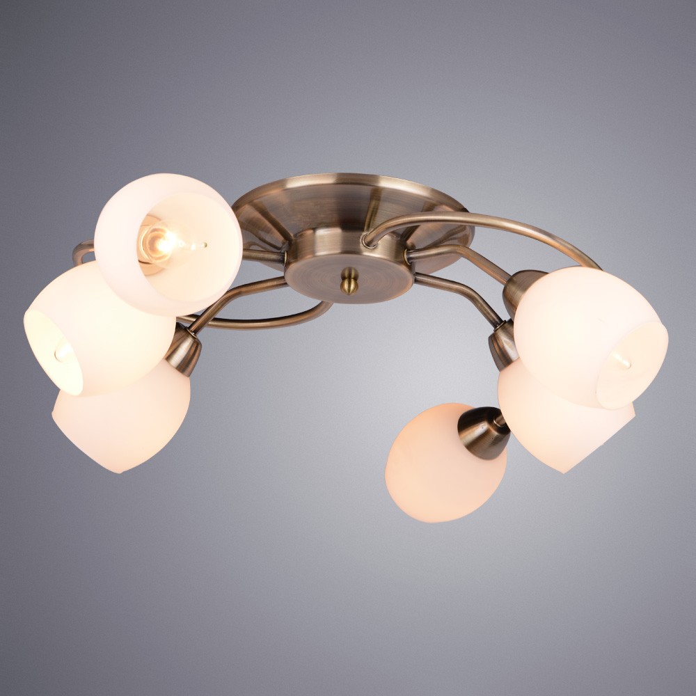 Потолочная люстра Arte Lamp Silvana A4033PL-6AB