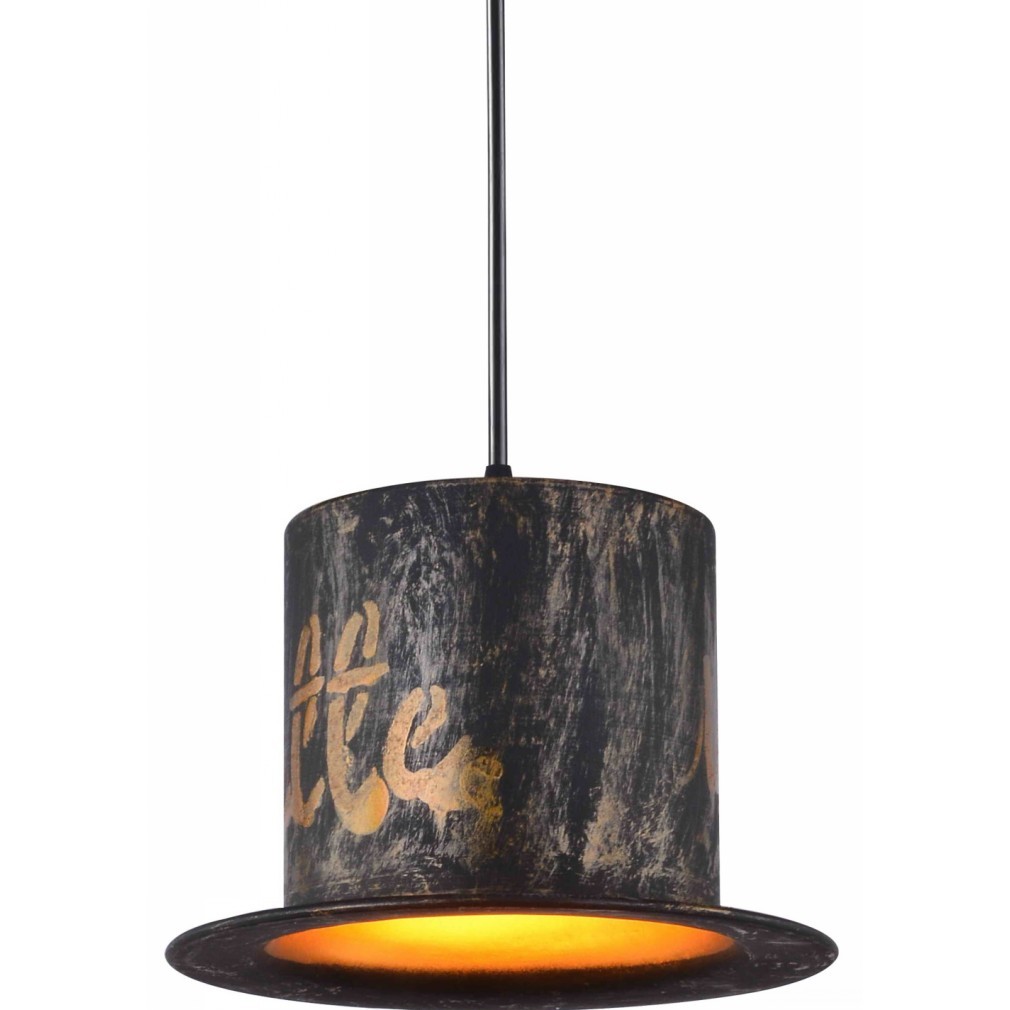 Подвесной светильник в форме цилиндра Caffe A5065SP-1BN Arte Lamp