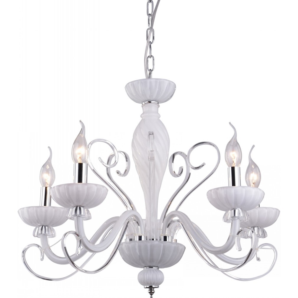 Подвесная люстра Arte Lamp Odetta A7195LM-5WH