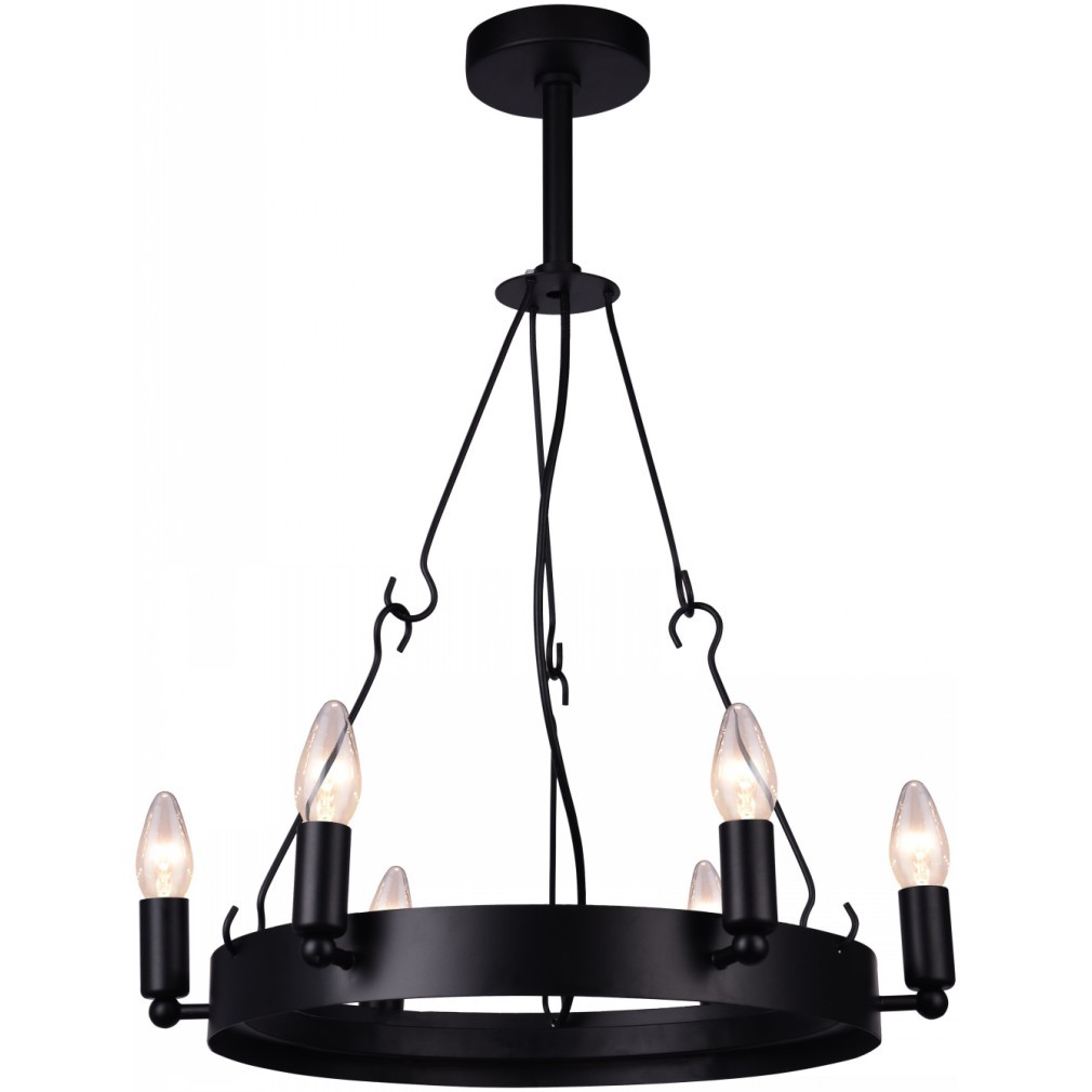 Подвесная люстра Arte Lamp Bastiglia A8811SP-6BK