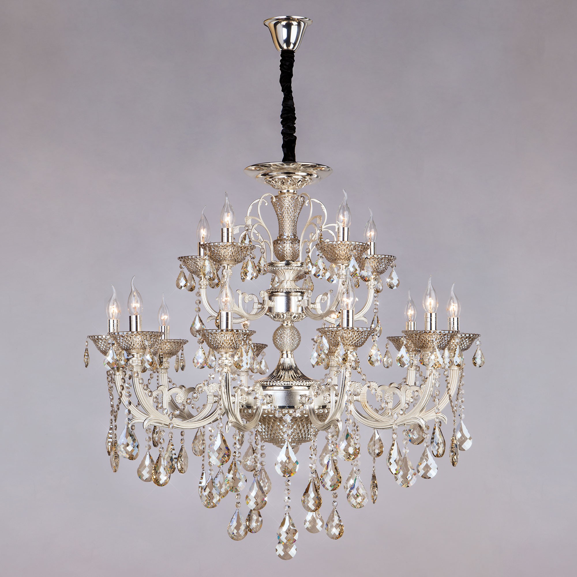 Подвесная хрустальная люстра Caprice Bogates 278/15 Strotskis