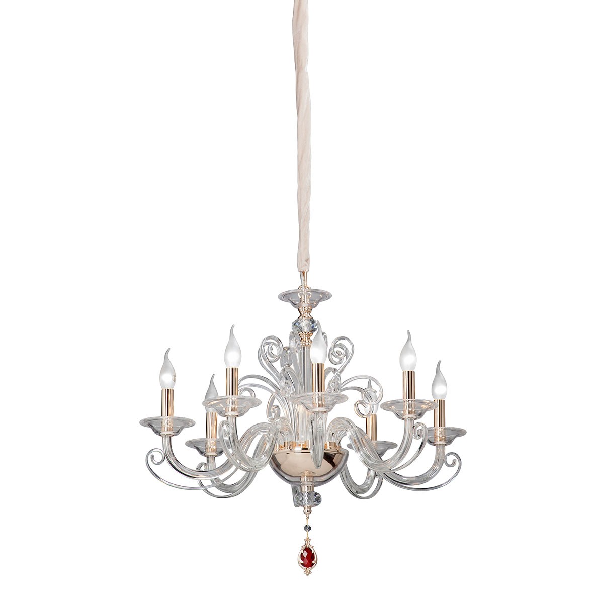 Подвесная хрустальная люстра V5165 Vitaluce Premium V5165/8