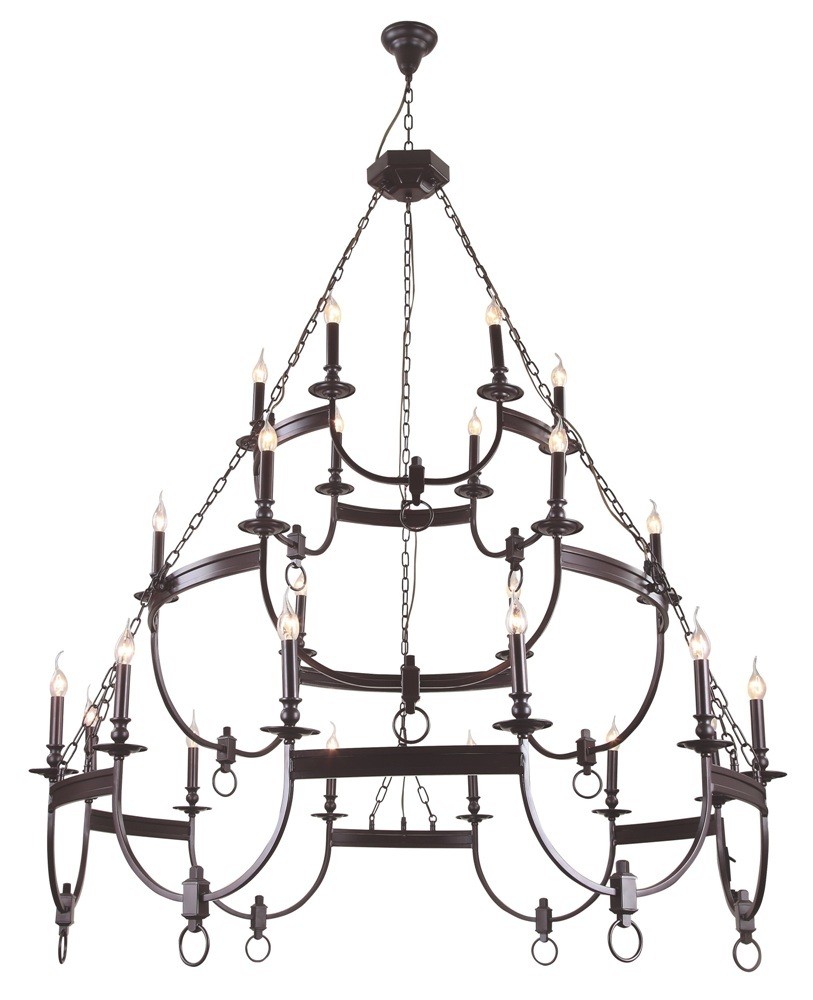 Люстра многоярусная Suerte SUERTE BROWN SP12+6+6 Crystal Lux