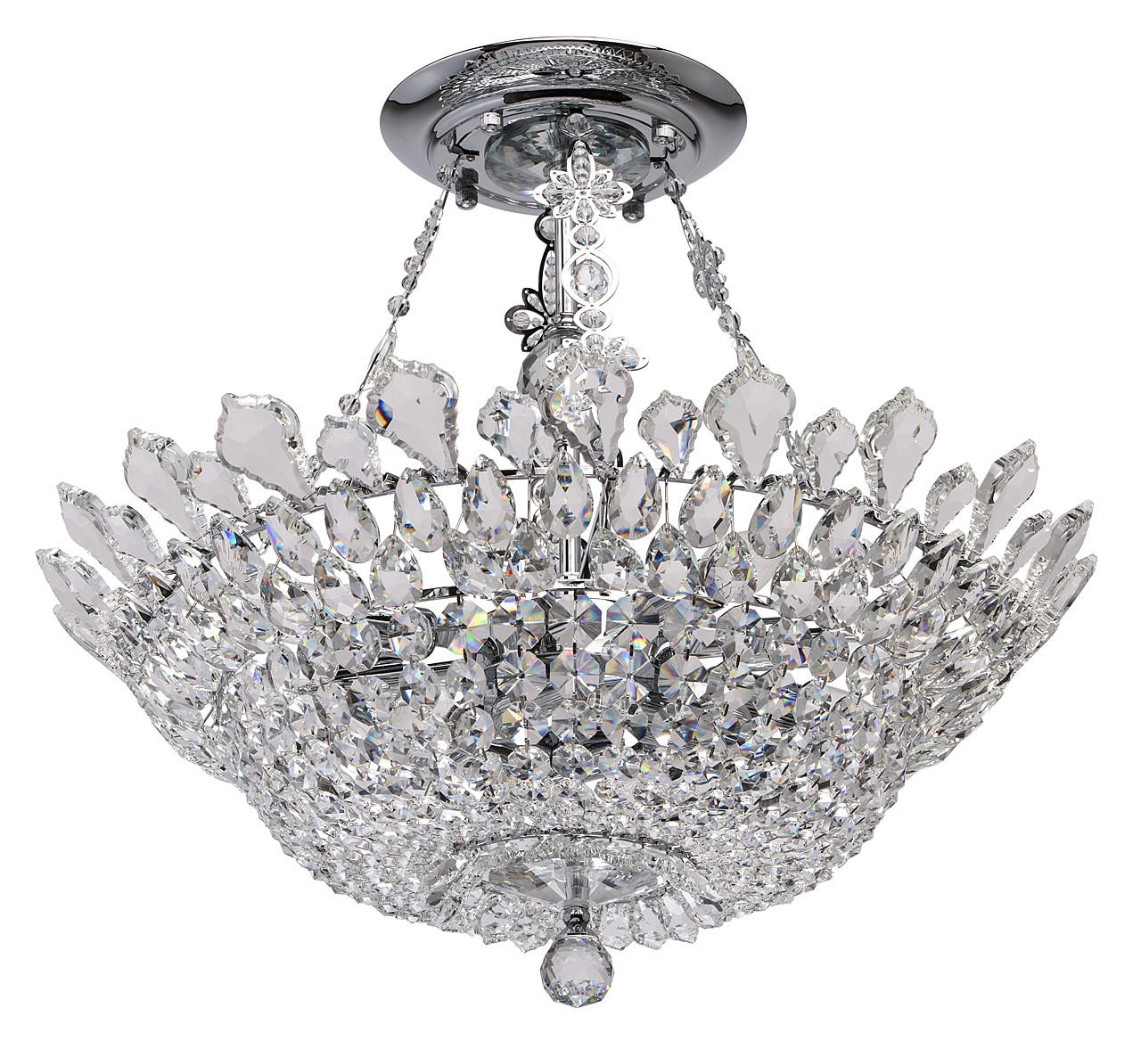 Потолочная хрустальная люстра MW Light Патриция 447010912