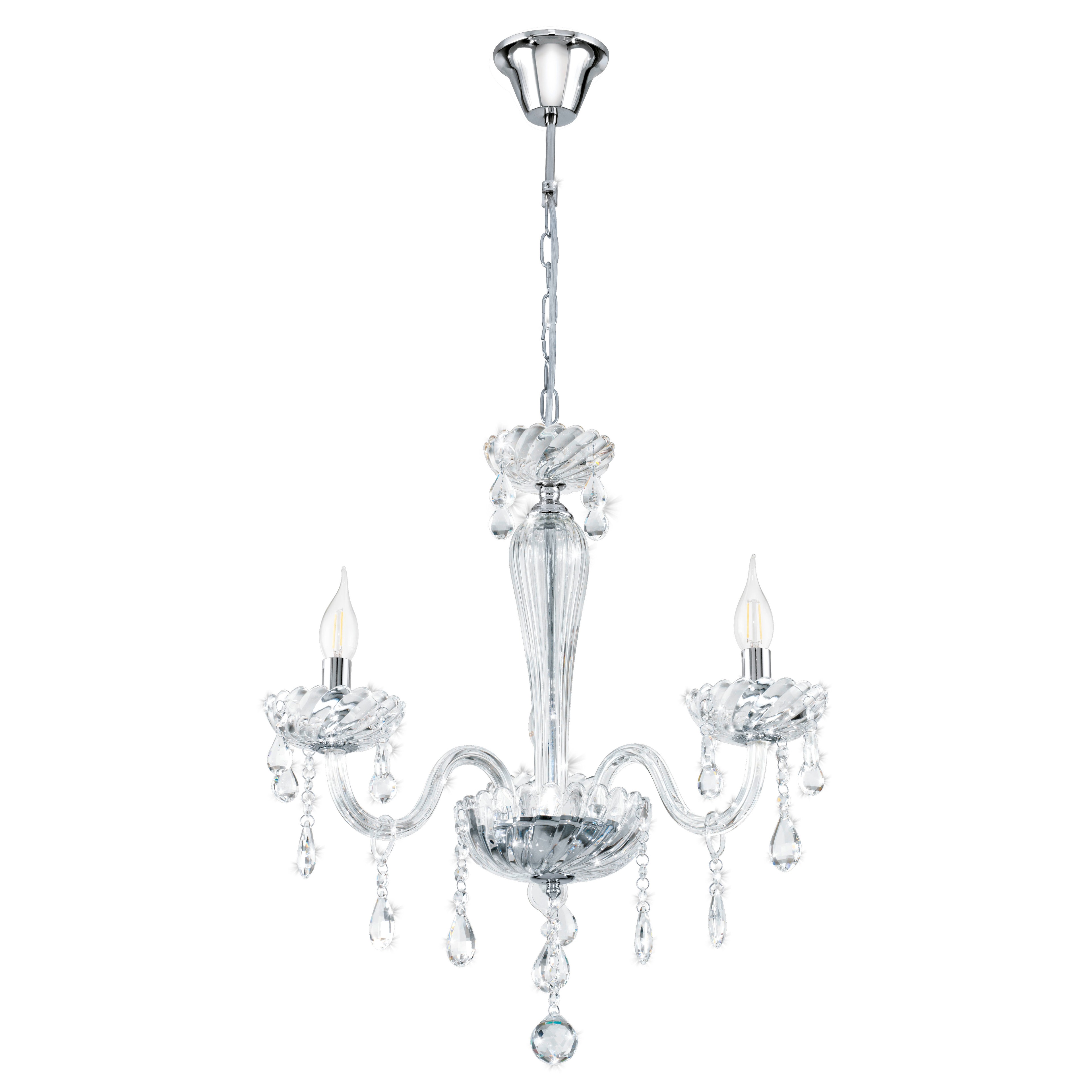 Подвесная хрустальная люстра Paularo Eglo 39106