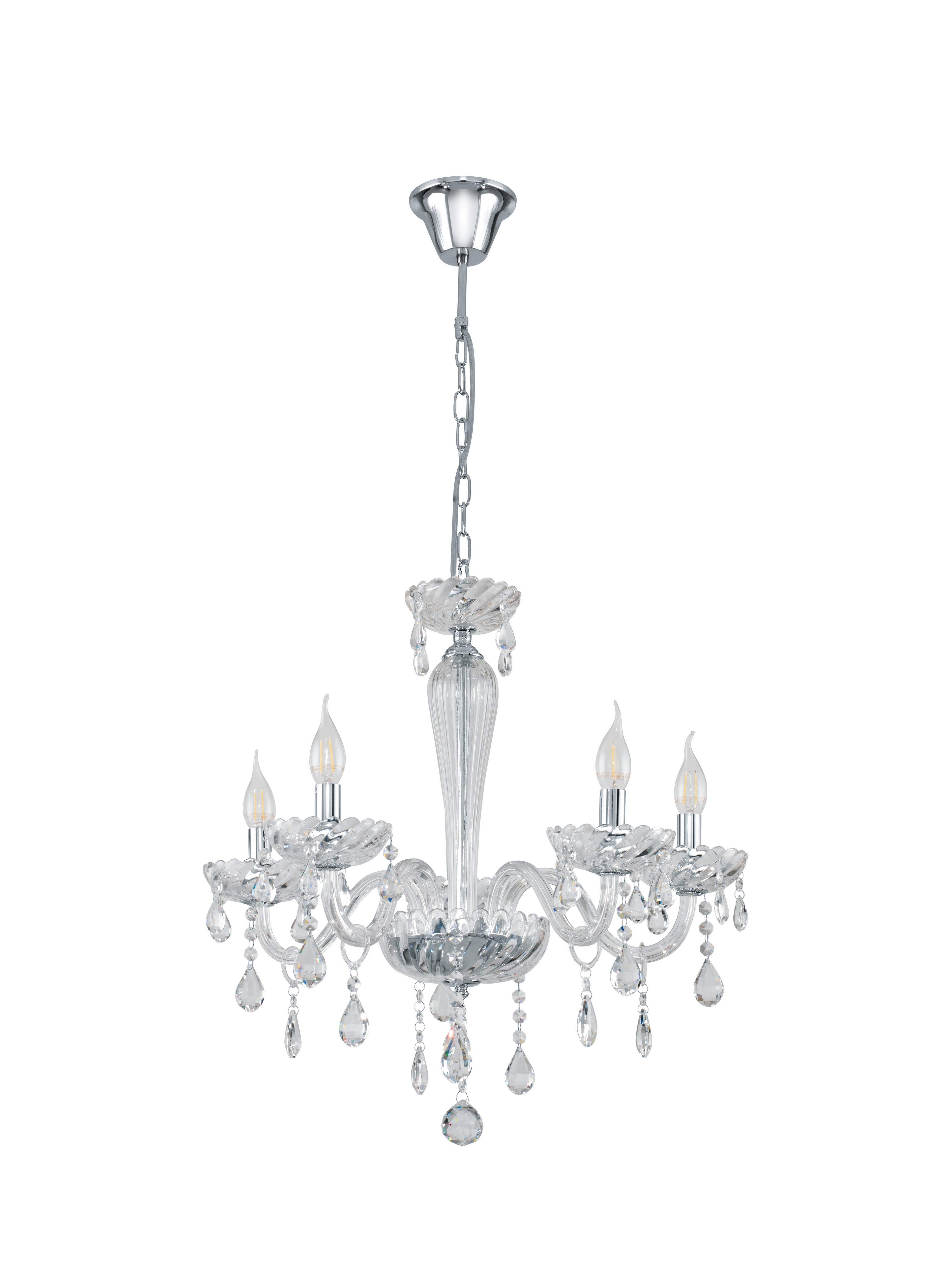 Подвесная хрустальная люстра Paularo Eglo 39107