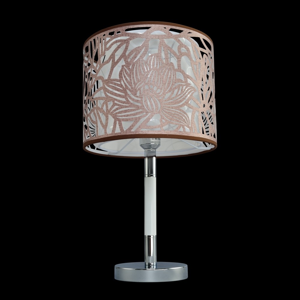 Настольная лампа Максисвет 5-6503-1-CR+WH E27