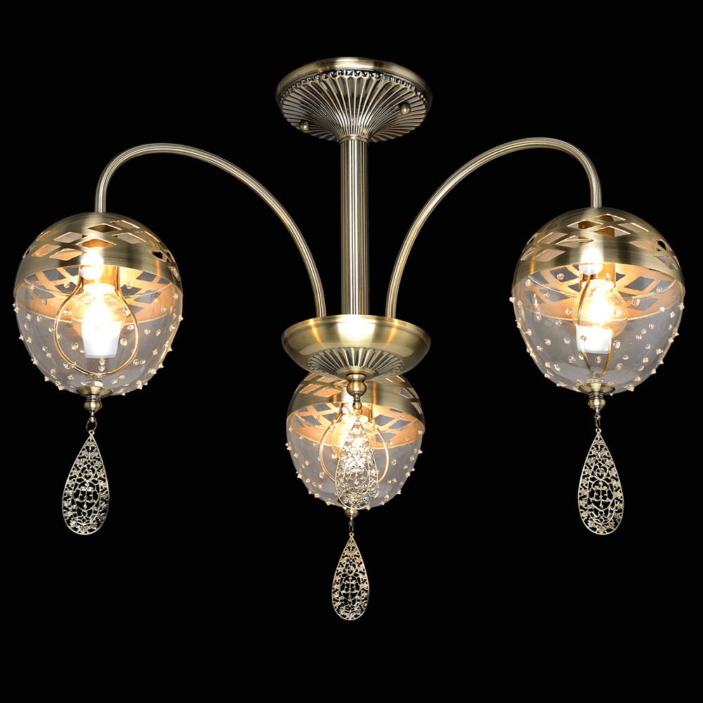 Люстра на штанге Максисвет 1-4415-3-AB E14