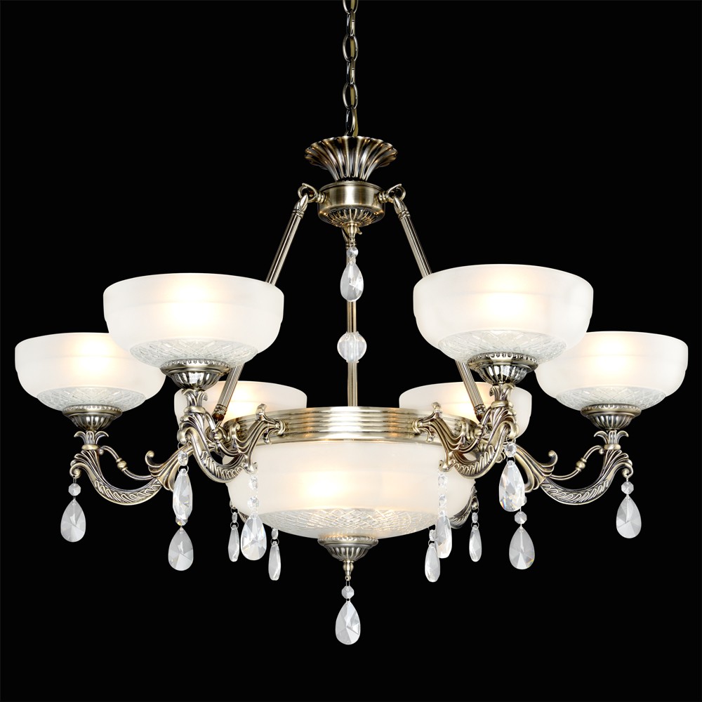 Подвесная люстра Максисвет 2-3911-8-AB E14