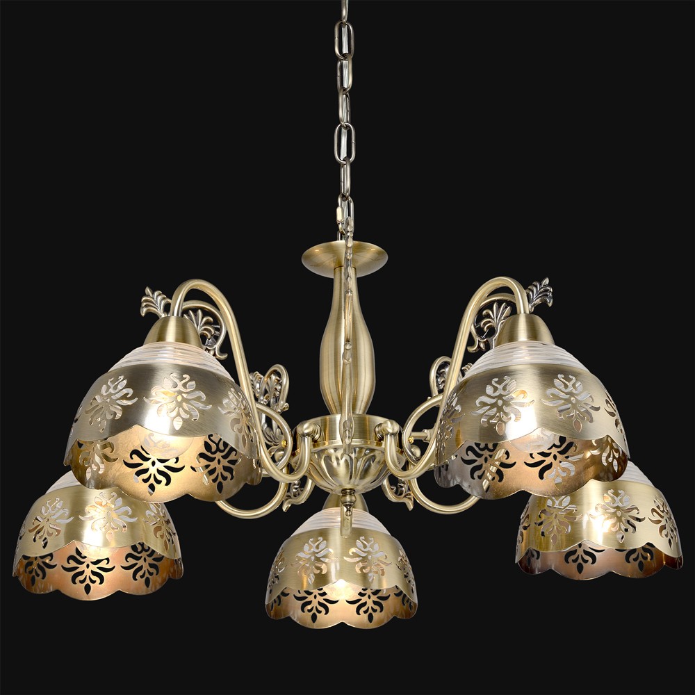 Подвесная люстра Максисвет 2-4153-5-AB E14