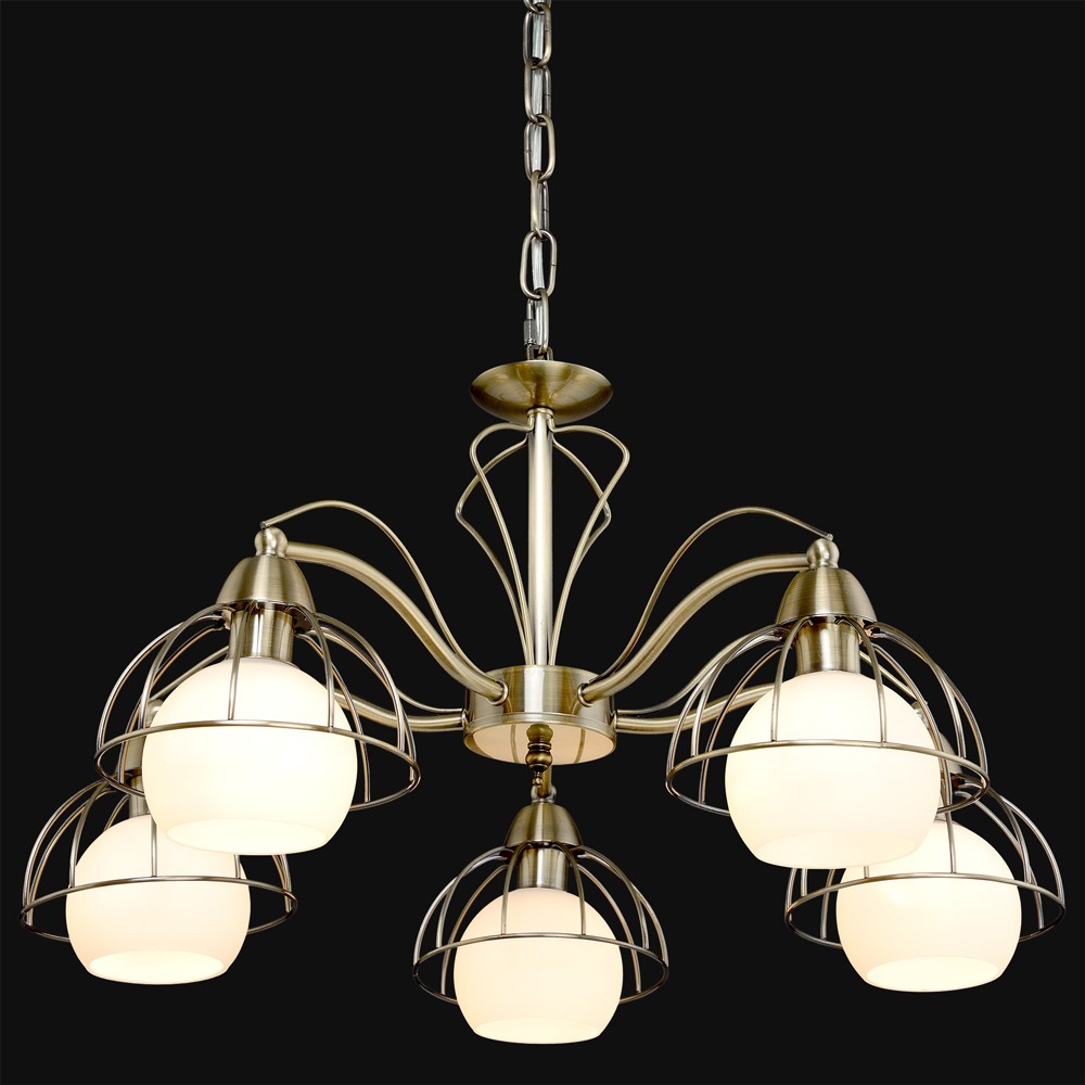 Подвесная люстра Максисвет 2-4154-5-AB E14