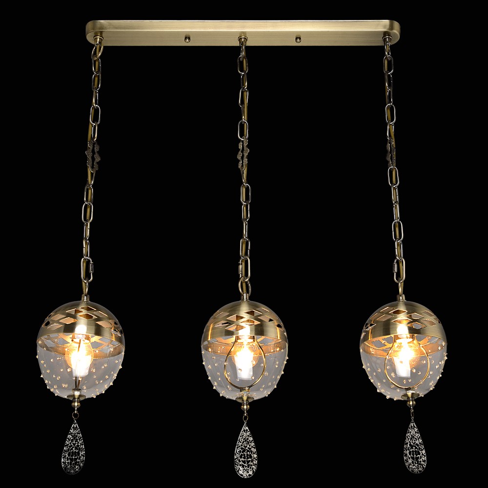 Светильник подвесной Максисвет 2-4415-3-AB E14