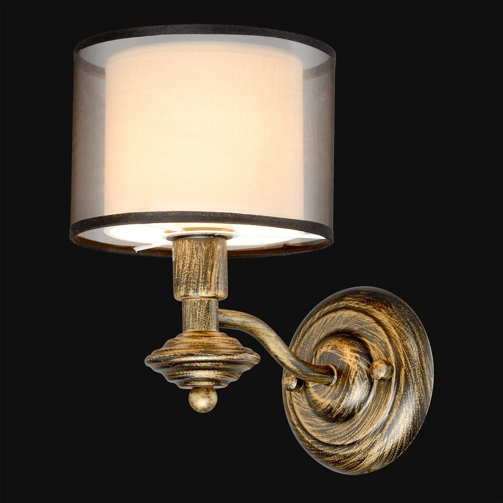 Настенное бра Максисвет 3-6558-1-BKSAB E14