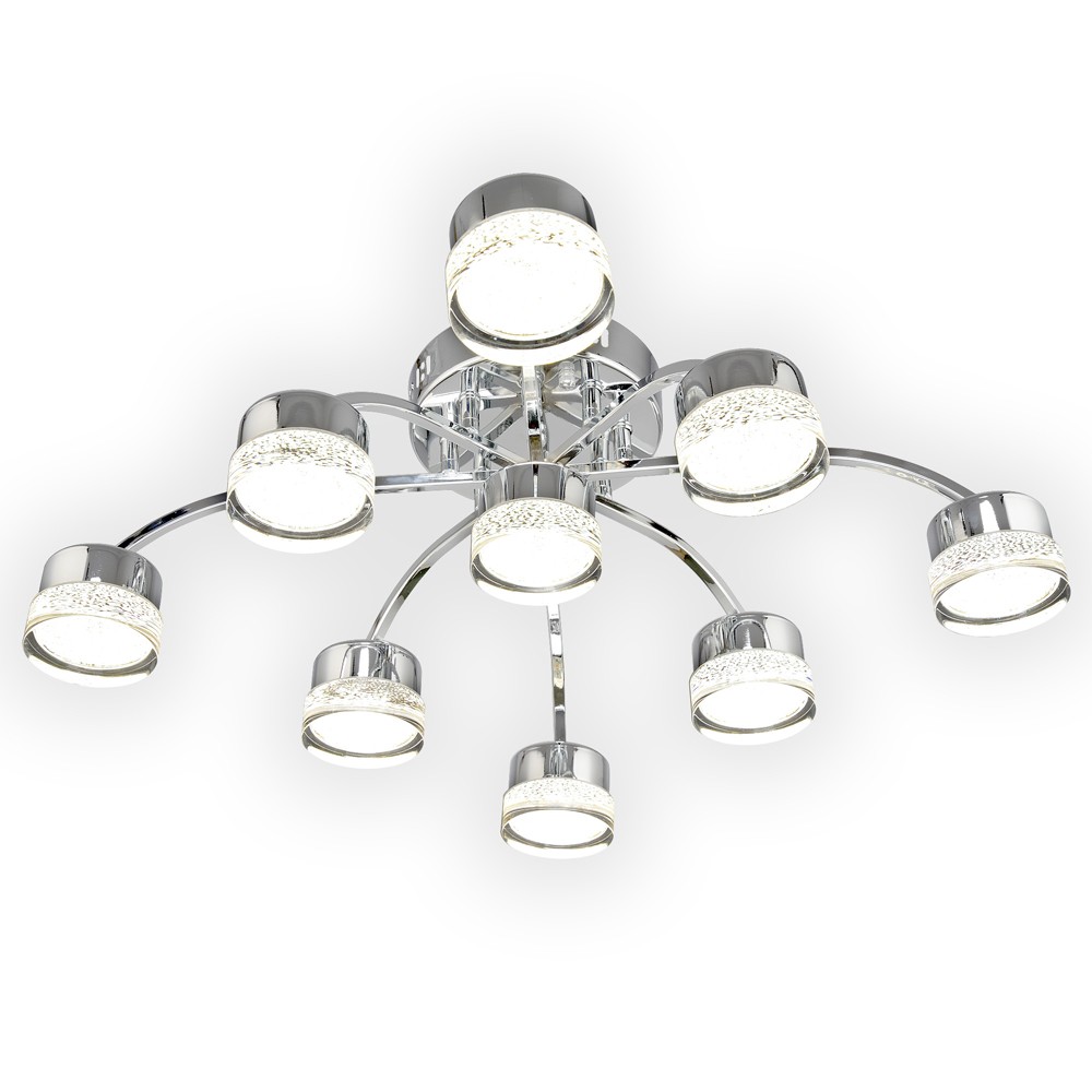 Потолочная люстра с пультом Vector 5616 RiForma 1-5616-9-CR Y LED