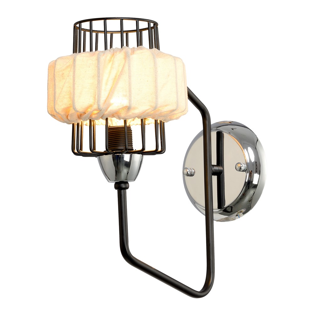 Настенное бра RiForma Spirit 8712 3-8712-1-BK+CR E14