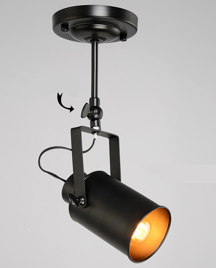 Светильник спот RiForma 3022 2-3020-1-BK E27