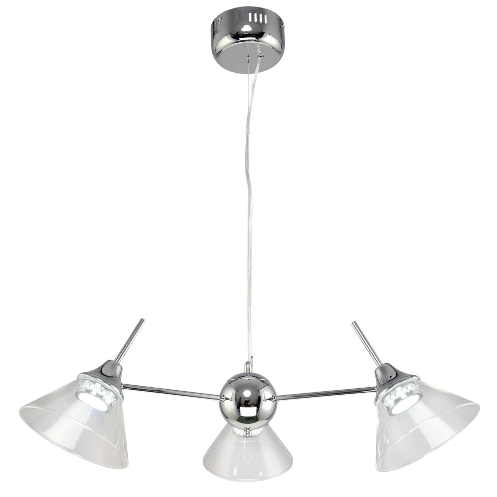 Подвесная светодиодная люстра 5161 Максисвет 2-5161-3-CR LED