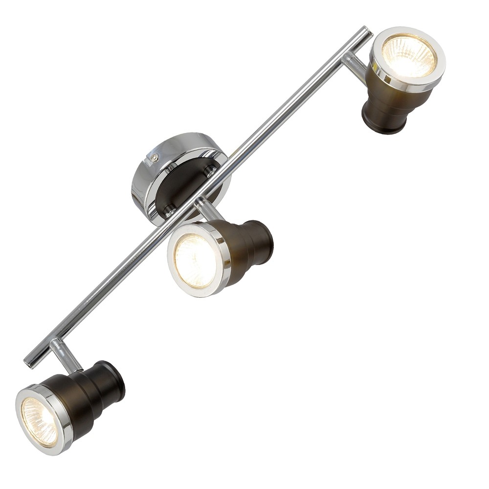 Светильник спот Максисвет 6-4657-3-CR+BK GU10