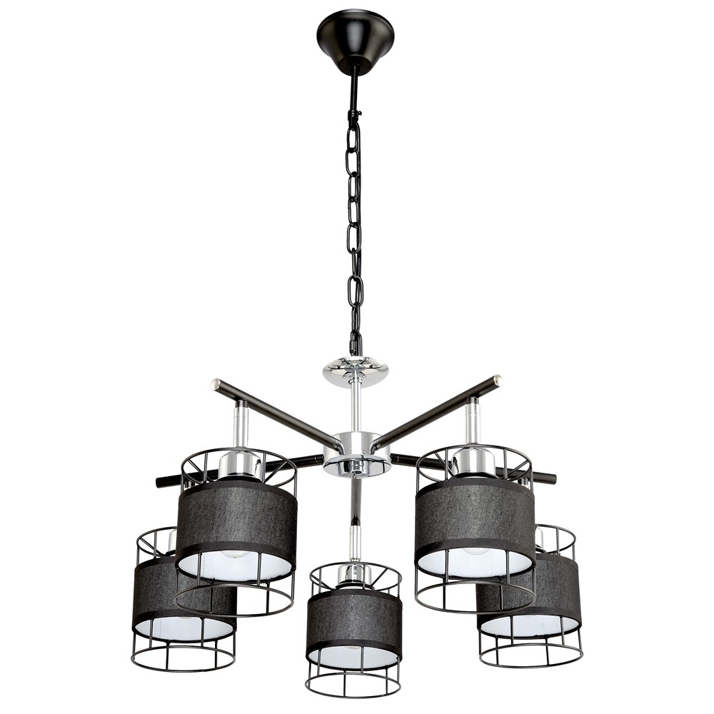 Подвесная люстра RiForma Shape 8714 2-8714-5-BK+CR E14