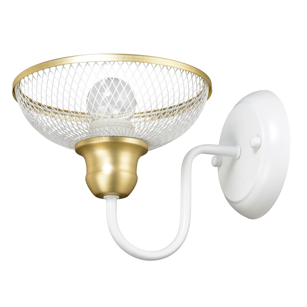 Настенное бра RiForma Wicker 4060 3-4060-1-WH+GL E27